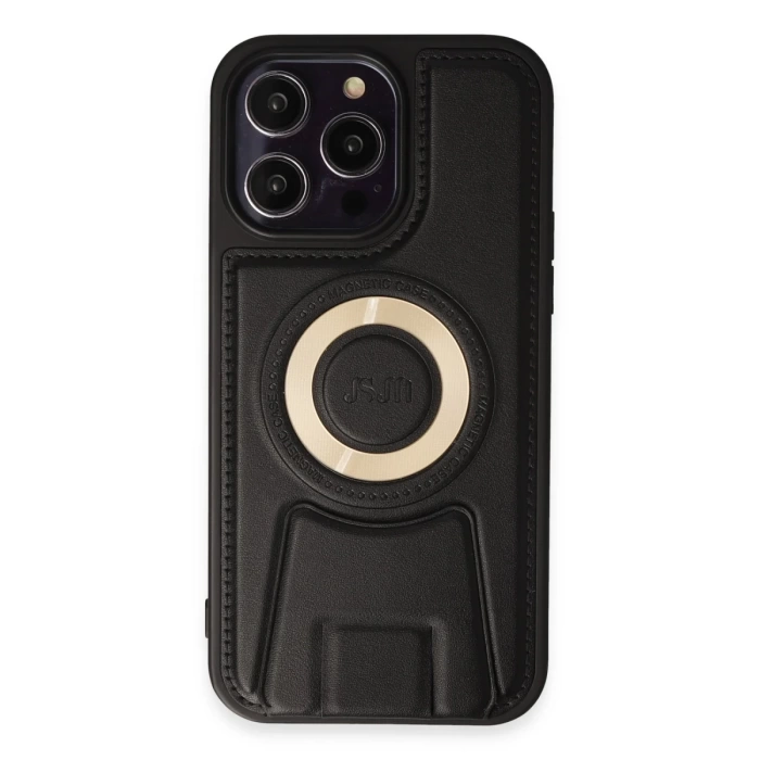 Newface iPhone 14 Pro Max Kılıf Merkür Magneticsafe Standlı Kapak