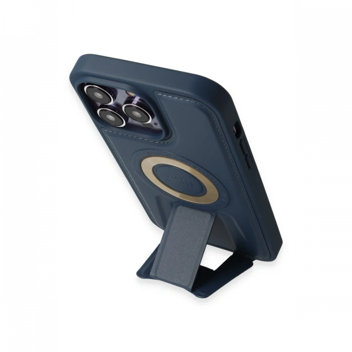 Newface iPhone 14 Pro Max Kılıf Merkür Magneticsafe Standlı Kapak