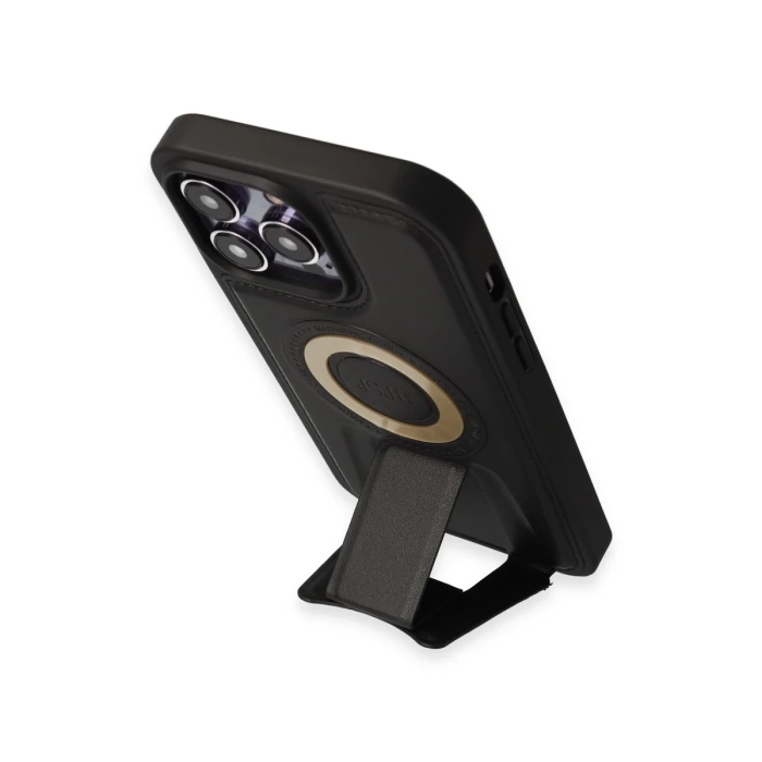 Newface iPhone 14 Pro Max Kılıf Merkür Magneticsafe Standlı Kapak