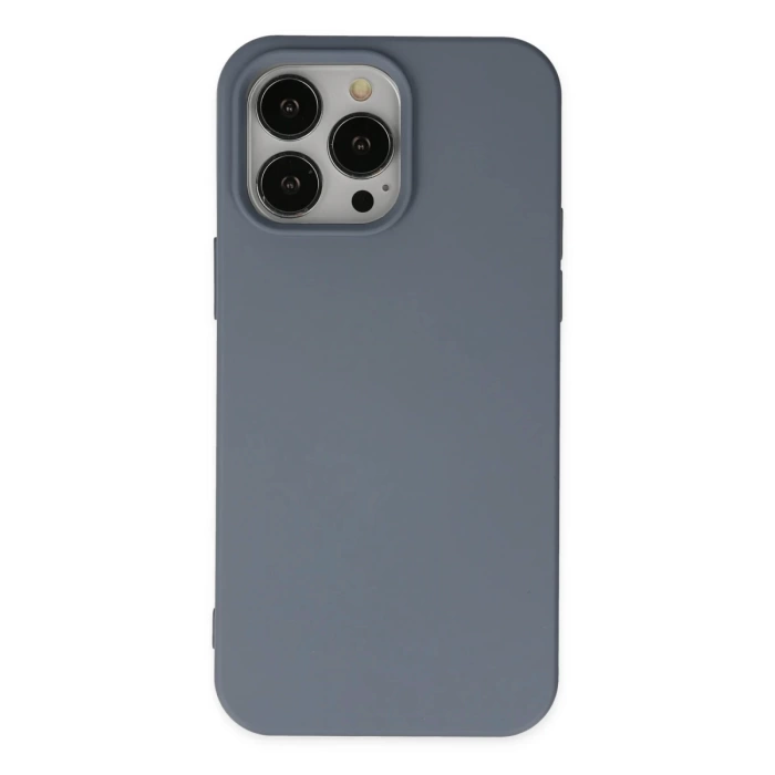 Newface iPhone 14 Pro Max Kılıf Nano içi Kadife Silikon