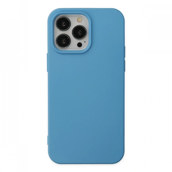 Newface iPhone 14 Pro Max Kılıf Nano içi Kadife Silikon