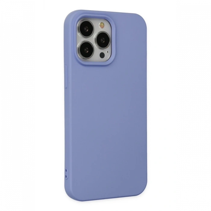 Newface iPhone 14 Pro Max Kılıf Nano içi Kadife Silikon