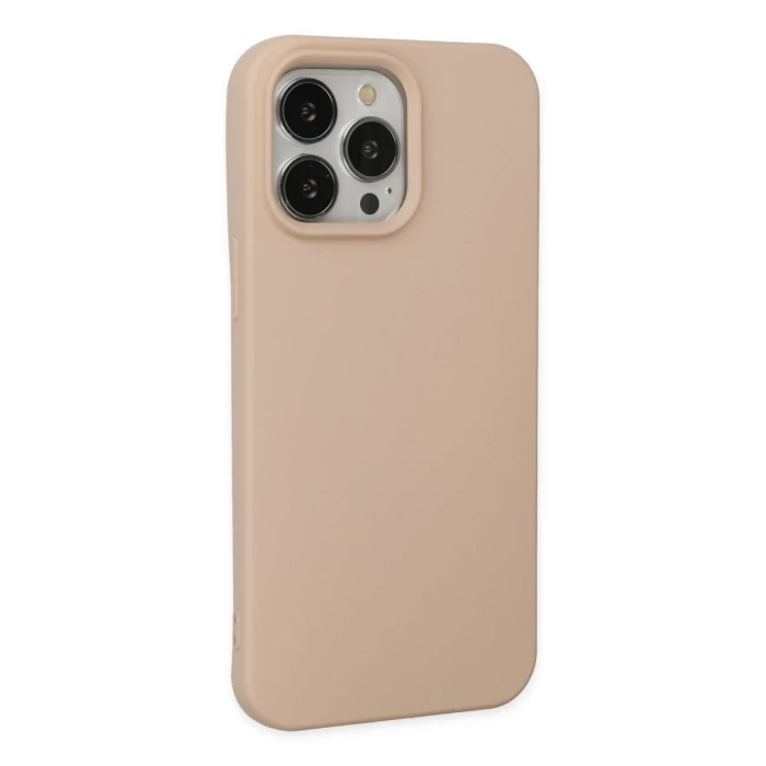 Newface iPhone 14 Pro Max Kılıf Nano içi Kadife Silikon