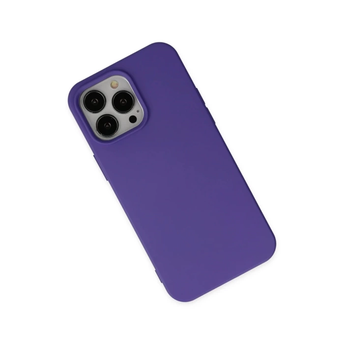 Newface iPhone 14 Pro Max Kılıf Nano içi Kadife Silikon