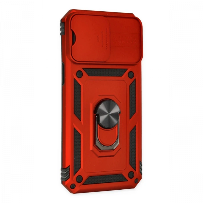 Newface iPhone 14 Pro Max Kılıf Pars Lens Yüzüklü Silikon
