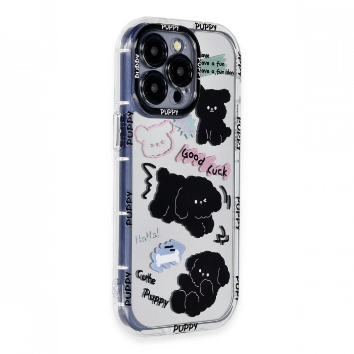 Newface iPhone 14 Pro Max Kılıf Reflexion Desenli Kapak