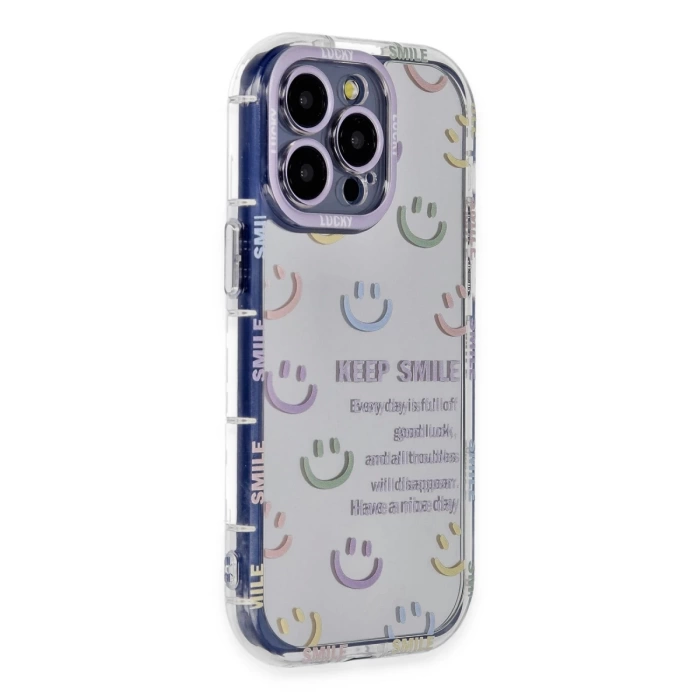 Newface iPhone 14 Pro Max Kılıf Reflexion Desenli Kapak - Desen 2
