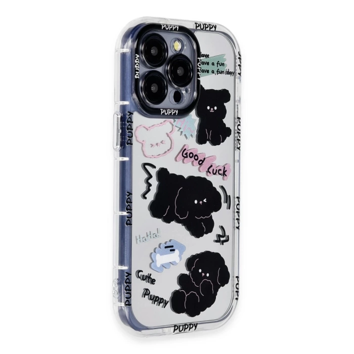 Newface iPhone 14 Pro Max Kılıf Reflexion Desenli Kapak - Desen 5