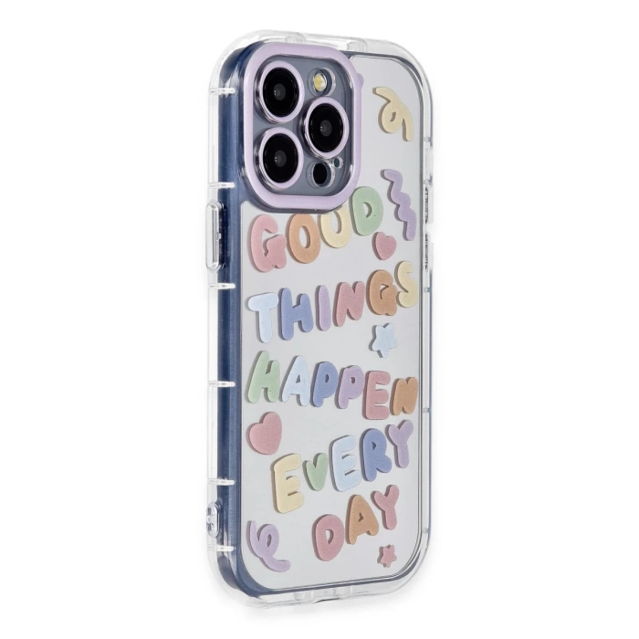 Newface iPhone 14 Pro Max Kılıf Reflexion Desenli Kapak - Desen 7