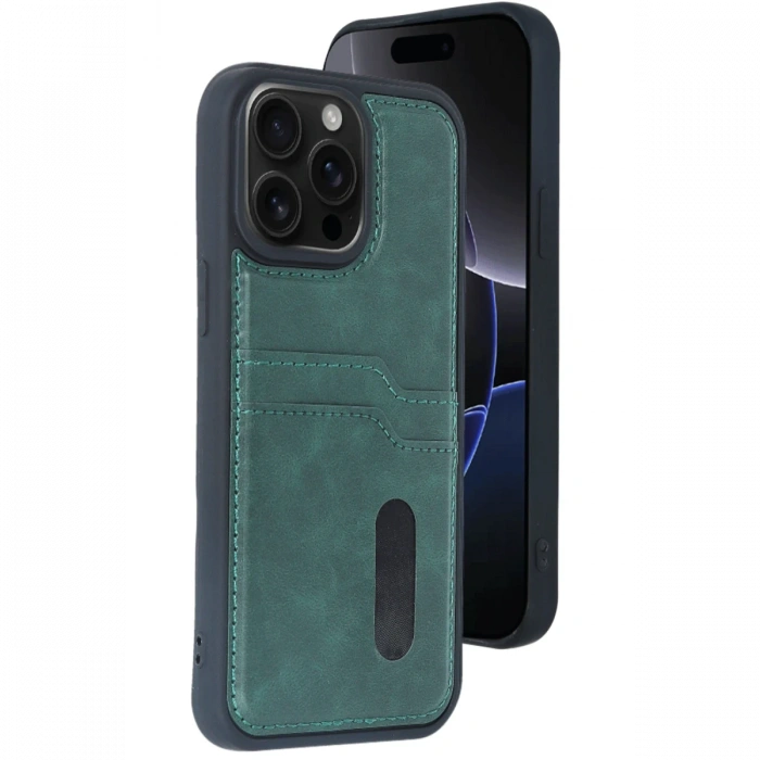 Newface iPhone 14 Pro Max Kılıf Sara Kartvizitli Deri Kılıf