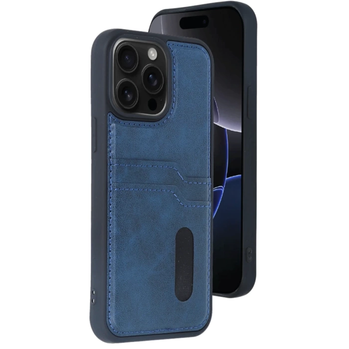 Newface iPhone 14 Pro Max Kılıf Sara Kartvizitli Deri Kılıf