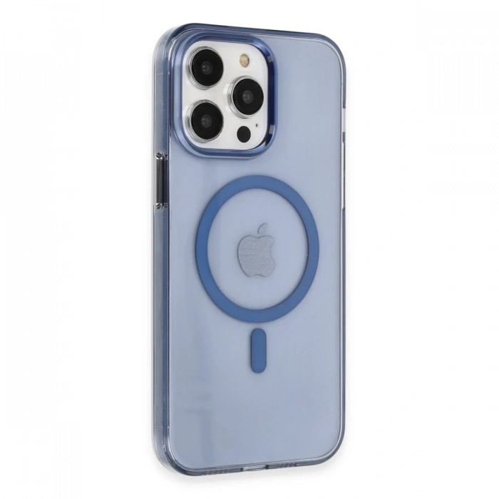 Newface iPhone 14 Pro Max Kılıf Tron Şeffaf Magsafe Kapak