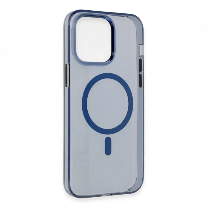 Newface iPhone 14 Pro Max Kılıf Tron Şeffaf Magsafe Kapak