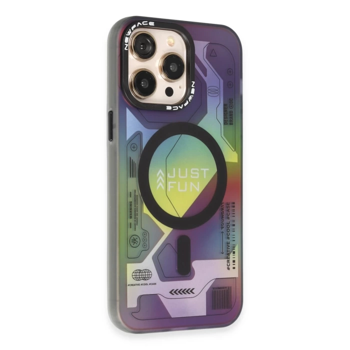 Newface iPhone 14 Pro Max Kılıf Venüs Magneticsafe Desenli Kapak