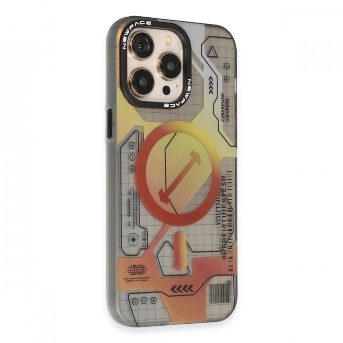 Newface iPhone 14 Pro Max Kılıf Venüs Magneticsafe Desenli Kapak