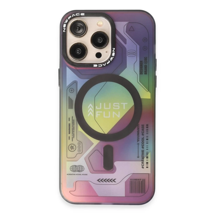 Newface iPhone 14 Pro Max Kılıf Venüs Magneticsafe Desenli Kapak