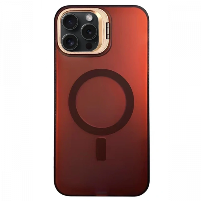 Newface iPhone 14 Pro Max Primera Magsafe Standlı Kapak - Bordo
