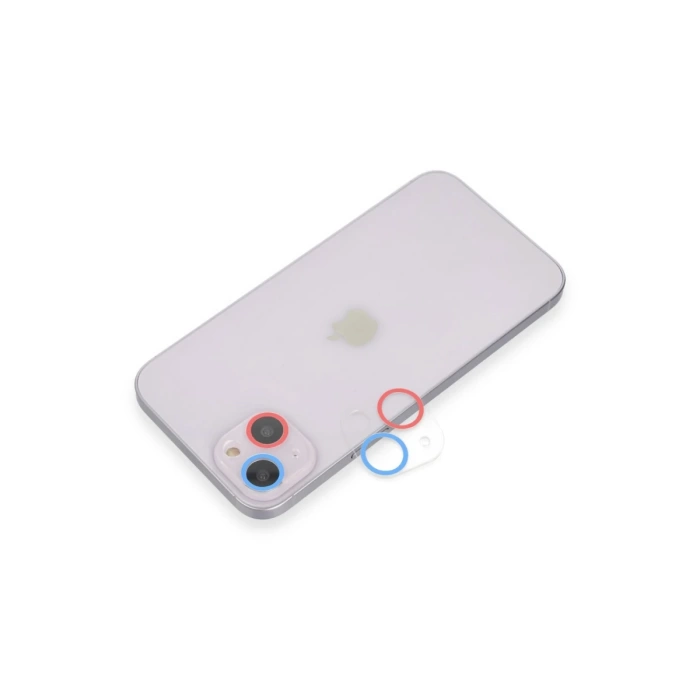 Newface iPhone 14 Renkli Kamera Lens Koruma Cam