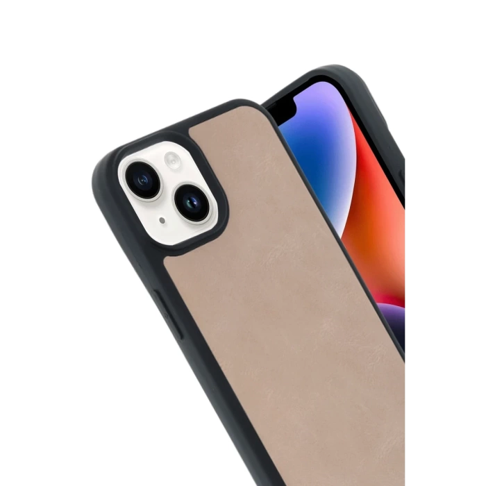 Newface iPhone 15 Kılıf Aras Deri Kapak