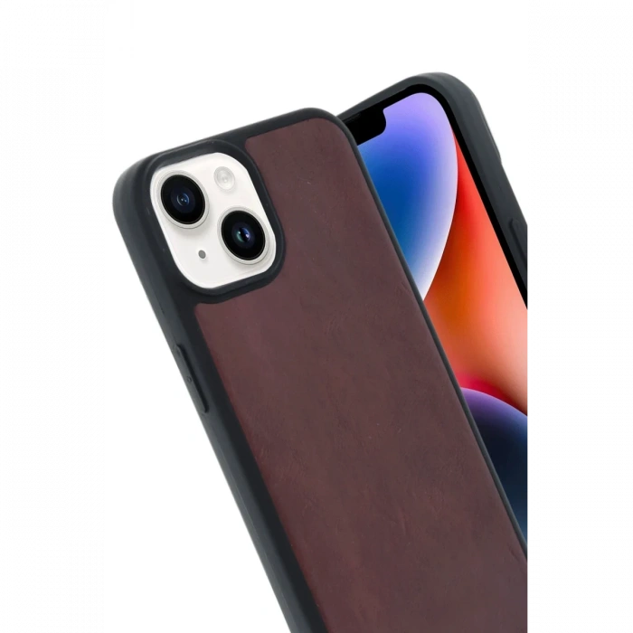 iPhone 15 Kılıf Aras Deri Kapak