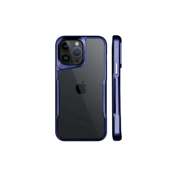 Newface iPhone 15 Kılıf Boyi Silikon Kapak - Lacivert