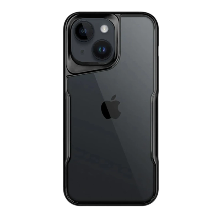 Newface iPhone 15 Kılıf Boyi Silikon Kapak - Siyah