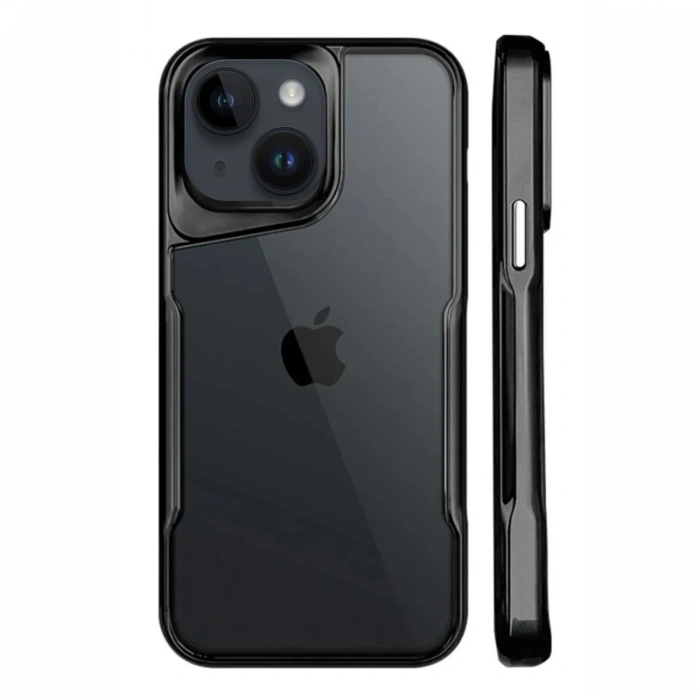 Newface iPhone 15 Kılıf Boyi Silikon Kapak - Siyah