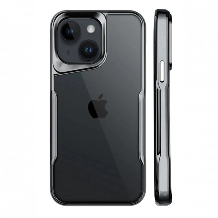 Newface iPhone 15 Kılıf Boyi Silikon Kapak - Titan Gri