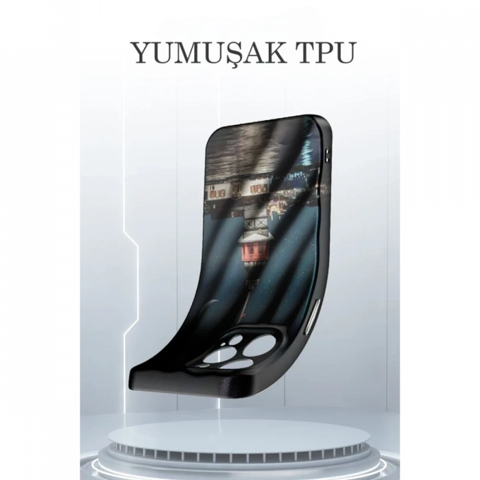 Newface iPhone 15 Kılıf Crew Desenli Kapak