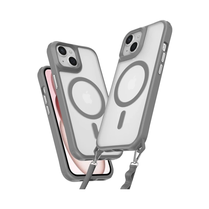 Newface iPhone 15 Kılıf Enka Magsafe Silikon Kılıf