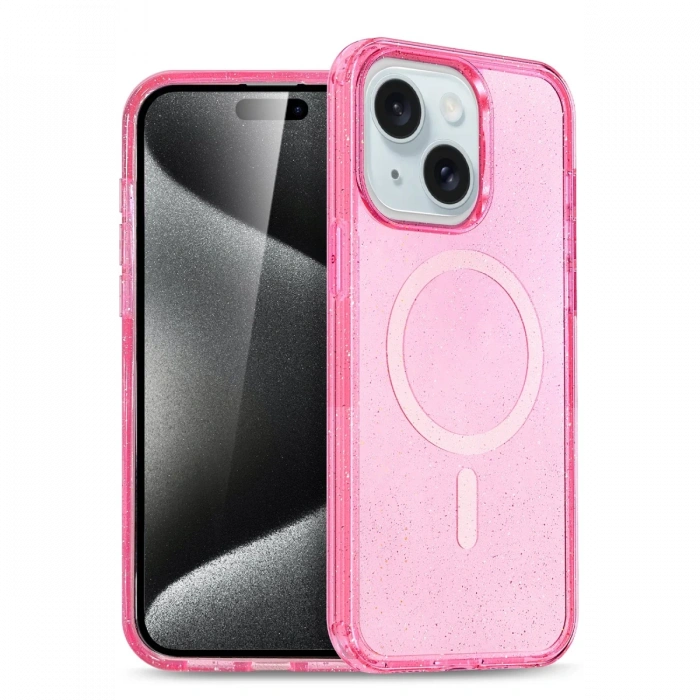 Newface iPhone 15 Kılıf Glow Magsafe Kapak