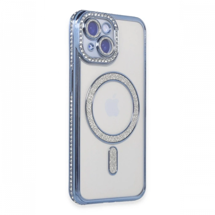 Newface iPhone 15 Kılıf Joke Simli Magneticsafe Kılıf