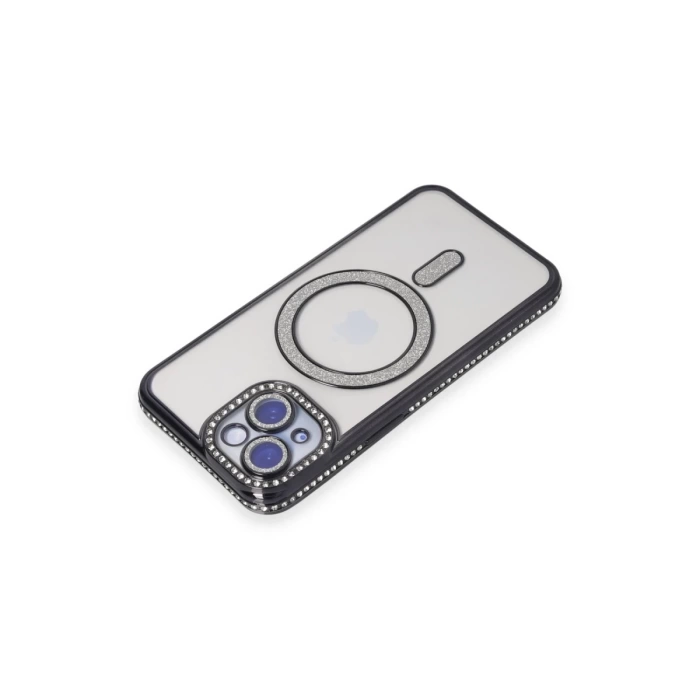Newface iPhone 15 Kılıf Joke Simli Magneticsafe Kılıf