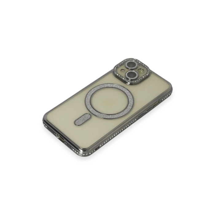 Newface iPhone 15 Kılıf Joke Simli Magneticsafe Kılıf