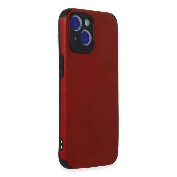 Newface iPhone 15 Kılıf Loop Deri Silikon