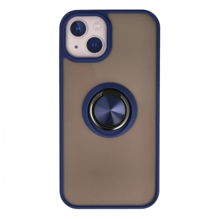 Newface iPhone 15 Kılıf Montreal Yüzüklü Silikon Kapak