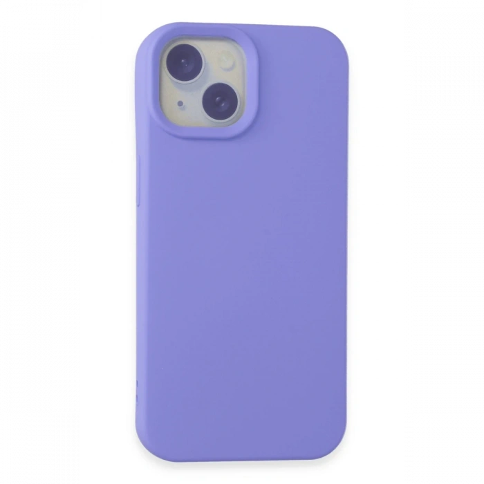 Newface iPhone 15 Kılıf Nano içi Kadife Silikon
