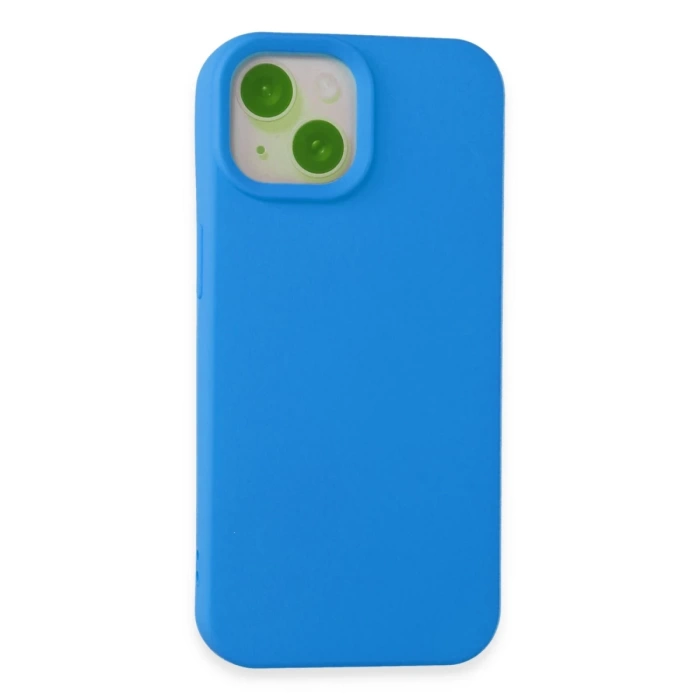 Newface iPhone 15 Kılıf Nano içi Kadife Silikon