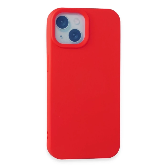 Newface iPhone 15 Kılıf Nano içi Kadife Silikon