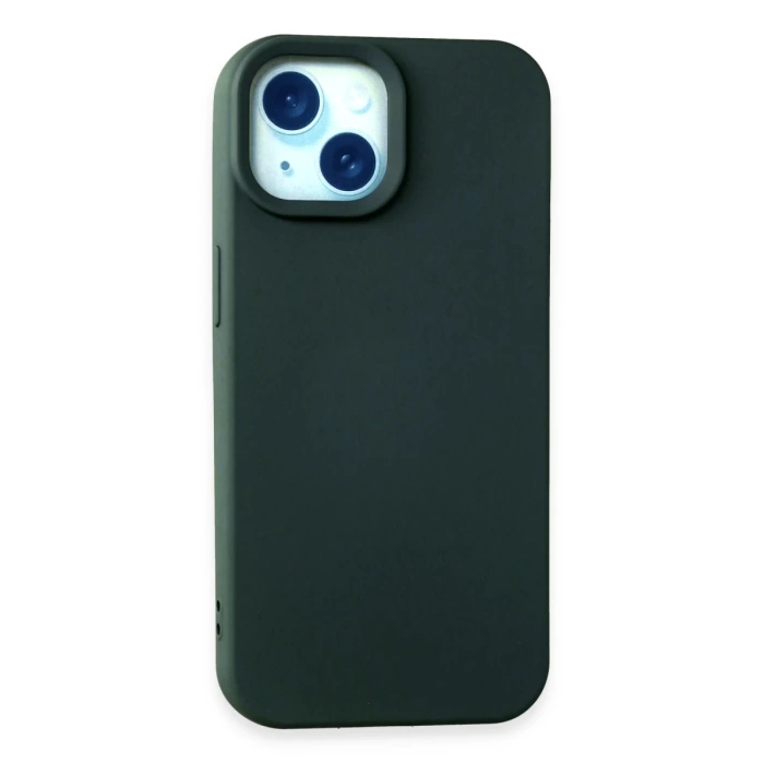 Newface iPhone 15 Kılıf Nano içi Kadife Silikon