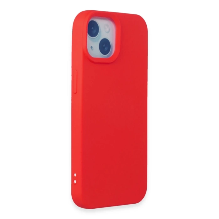 Newface iPhone 15 Kılıf Nano içi Kadife Silikon