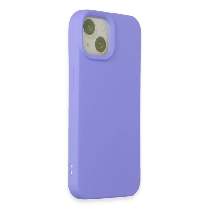 Newface iPhone 15 Kılıf Nano içi Kadife Silikon