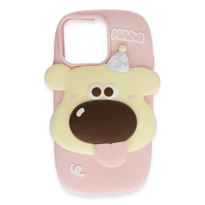 Newface iPhone 15 Kılıf Poky Karakter Silikon Kapak - Desen 6