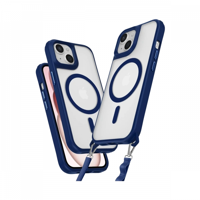 Newface iPhone 15 Plus Kılıf Enka Magsafe Silikon Kılıf