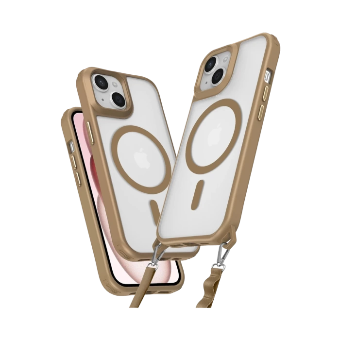 Newface iPhone 15 Plus Kılıf Enka Magsafe Silikon Kılıf