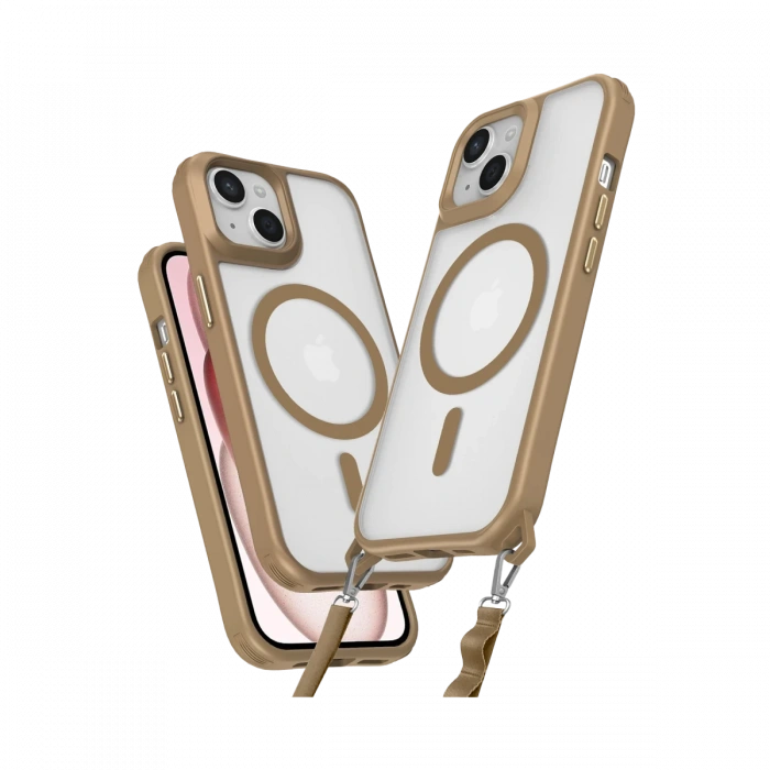 iPhone 15 Plus Kılıf Enka Magsafe Silikon Kılıf