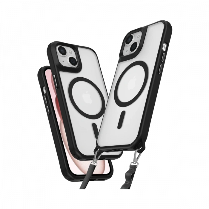 Newface iPhone 15 Plus Kılıf Enka Magsafe Silikon Kılıf