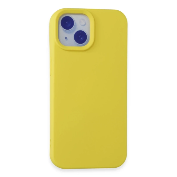 Newface iPhone 15 Plus Kılıf Nano içi Kadife Silikon