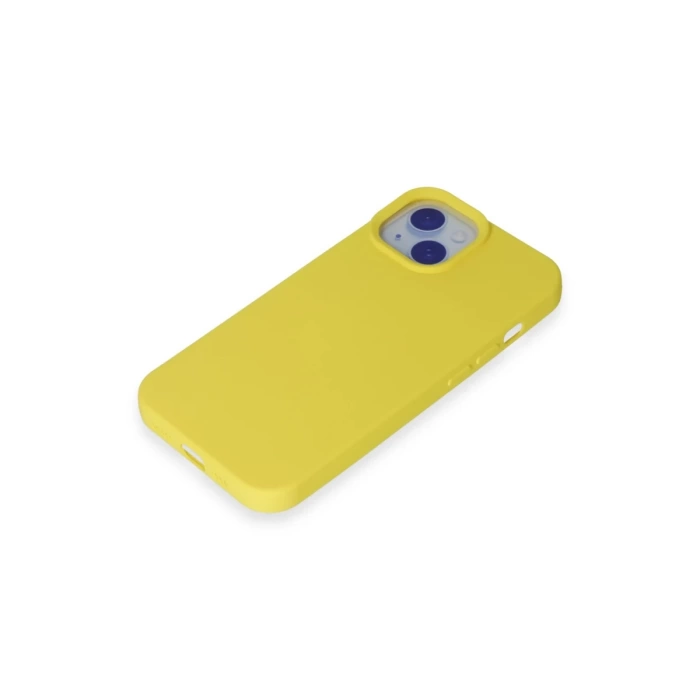 Newface iPhone 15 Plus Kılıf Nano içi Kadife Silikon
