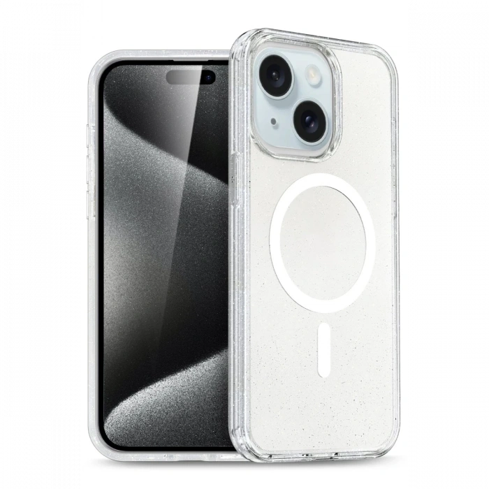 Newface iPhone 15 Plus Kılıf Star Magsafe Kapak